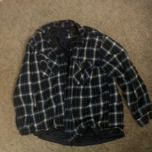 Mens flannel coat